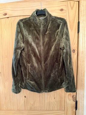 Daisy Fuentes fleece full zip jacket NWOT